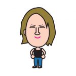 トイストーリーのバスに似ている妹の似顔絵を描く!