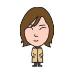 両親に続き、妹の似顔絵を描きました。