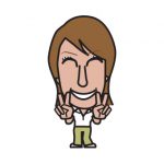 広告代理店で一緒に働いた先輩の退職記念に似顔絵をプレゼント!