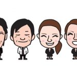 似顔絵名刺を作成!ブライダルコンサルタントのイラスト!