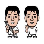 接骨院の方の似顔絵名刺