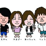 友人に誕生日に似顔絵をプレゼント!