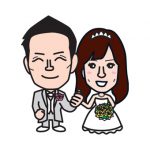 結婚式ウェルカムボードの挿絵イラストを制作