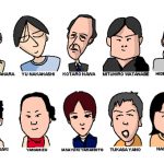 関西大学の同級生の似顔絵