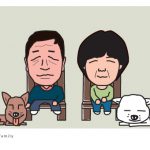 自分の両親に似顔絵をプレゼント