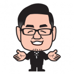ウェブ制作会社の社長さんの似顔絵名刺