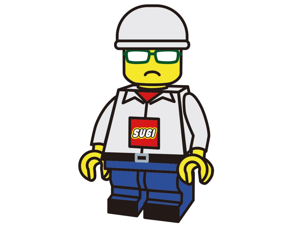 新作lego似顔絵は作業服のレゴフィグ Lego風の似顔絵が大人気